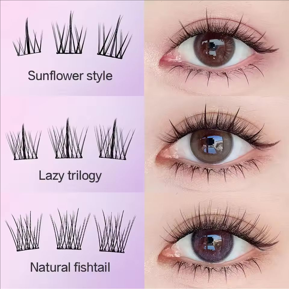 MIAOJIE No-Glue False Eyelashe - đánh giá và giá Eyelash Extension Human Hair
