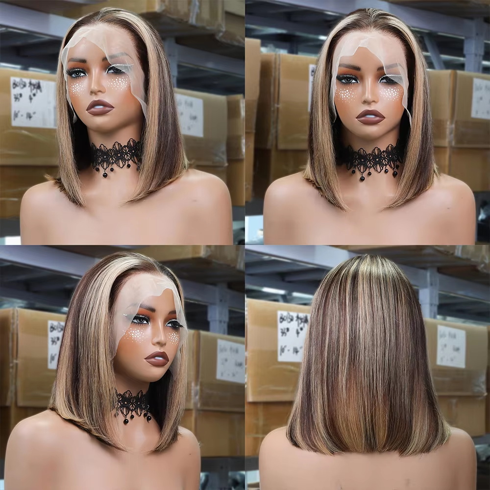 Honey Blonde Bob Wigs Human Ha - đánh giá và giá Eyelash Extension Natural Look