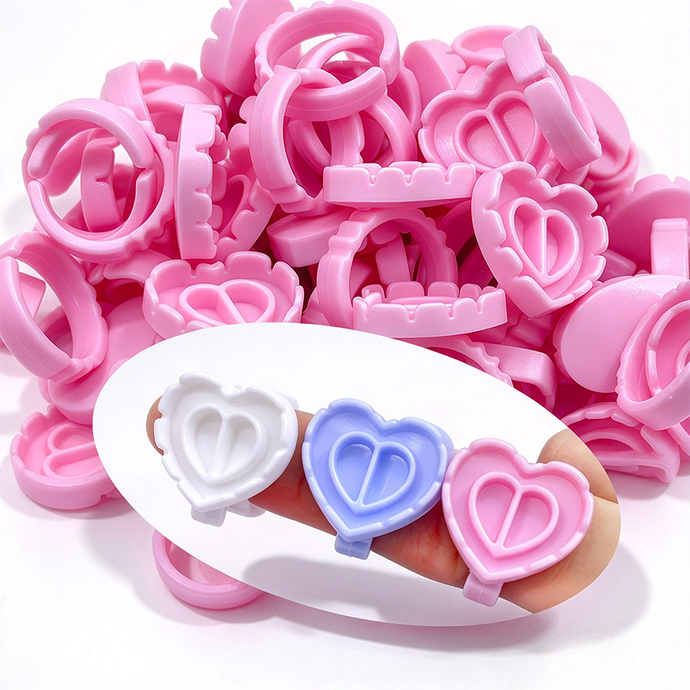 500Pcs Eyelash Glue Fan Cup Ri - đánh giá và giá Eyelash Extension Look