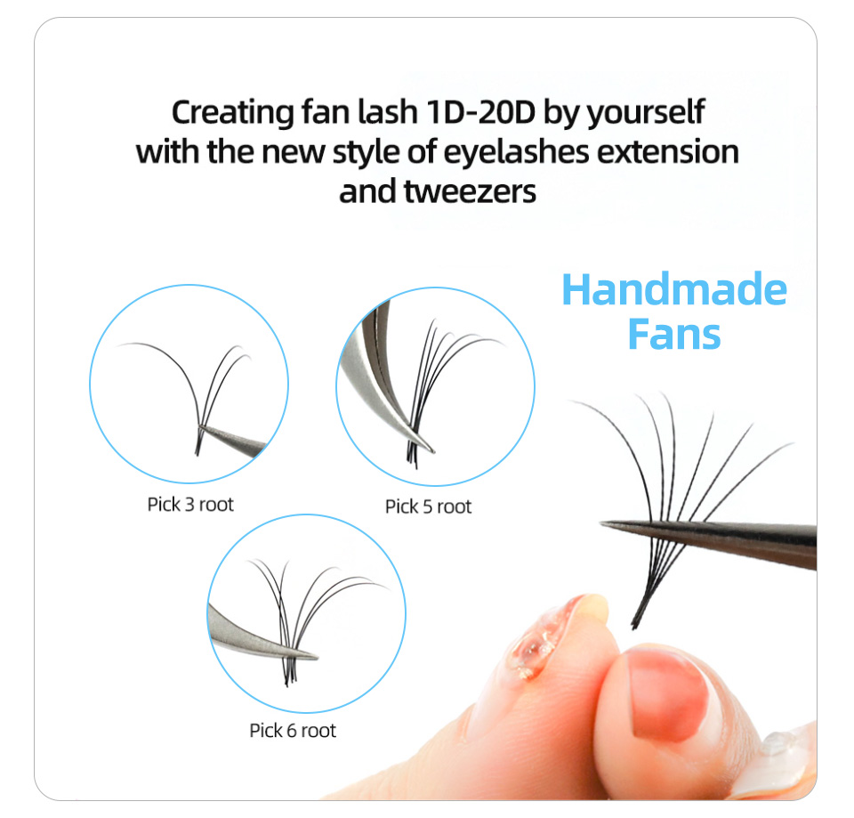 AGUUD 16 Hàng Mi Nối Dài 16-20 - đánh giá và giá Eyelash Extension For Asian Eyes