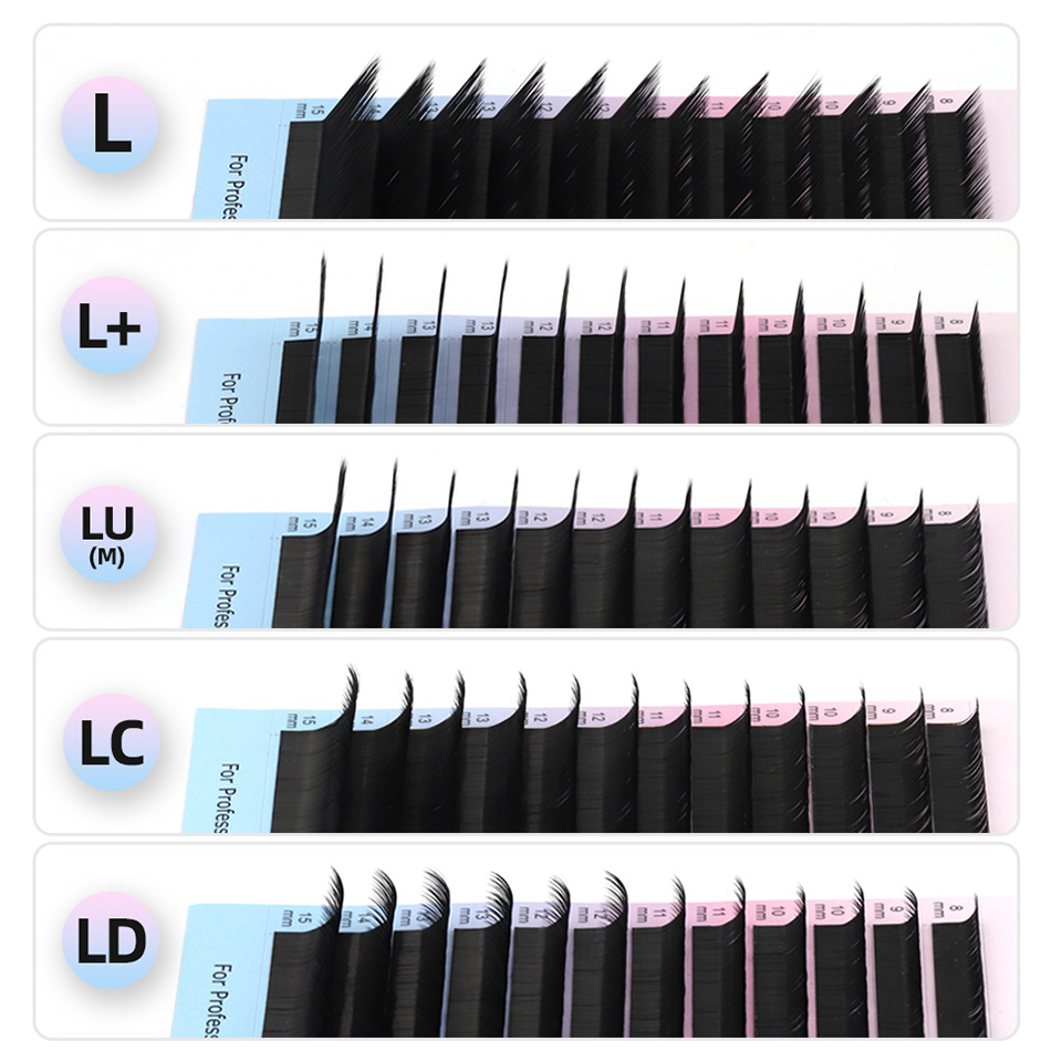 RUJADE L L+ LC LD LU(M) Mi Nối - đánh giá và giá Eyelash Extension Russian