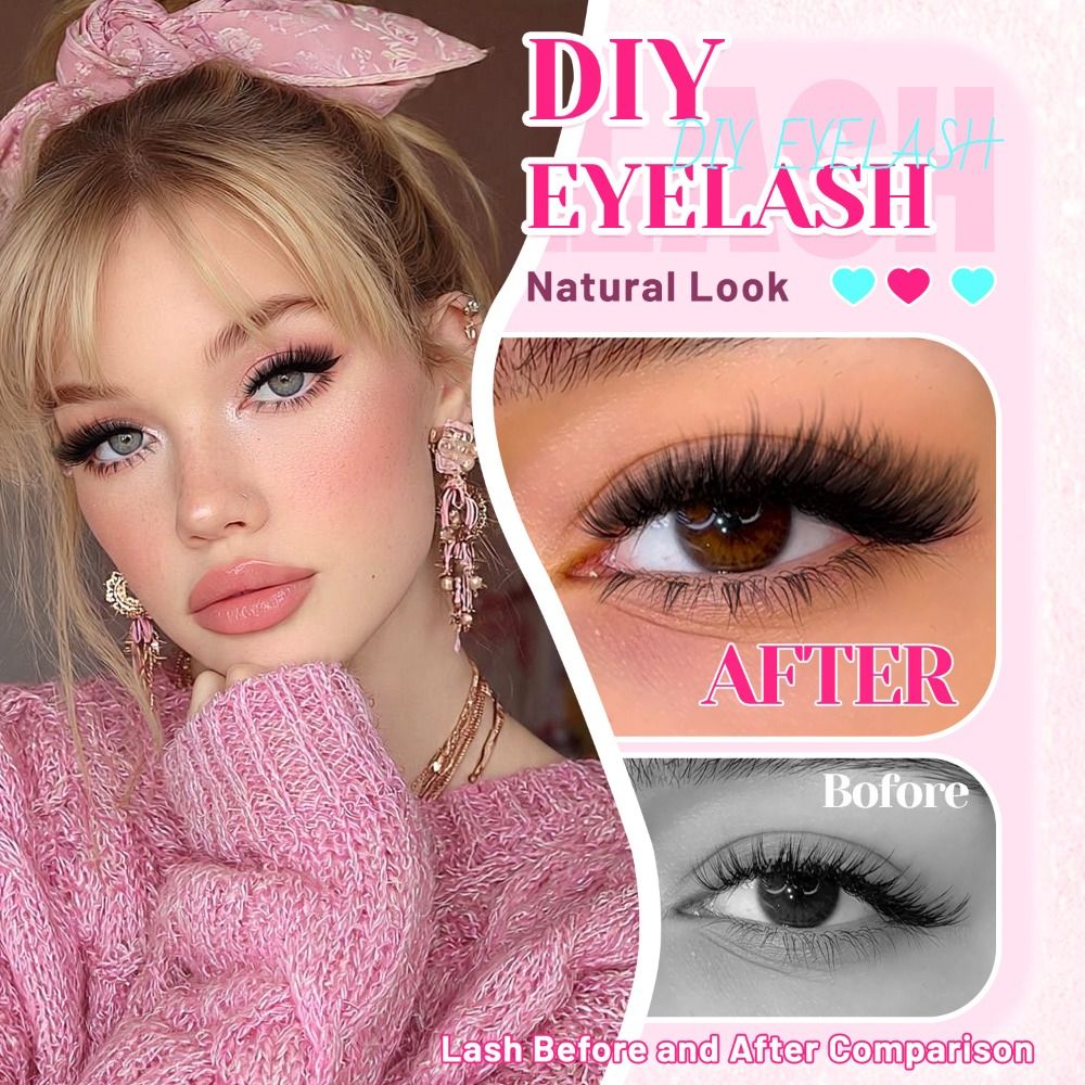 Natural Look False Eyelashes B - đánh giá và giá Eyelash Extension Natural Look