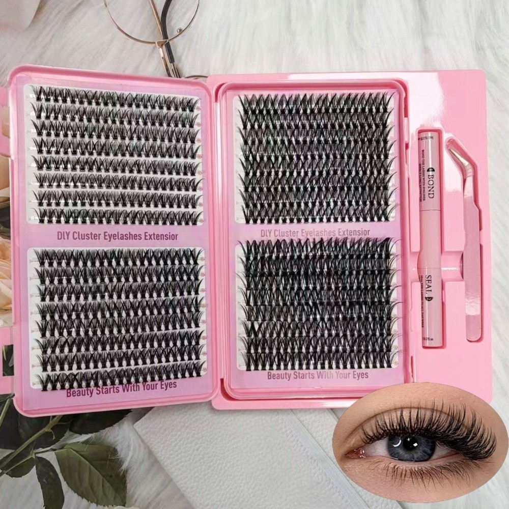 New Thick Long False Eyelashes - đánh giá và giá Eyelash Extension Natural Look