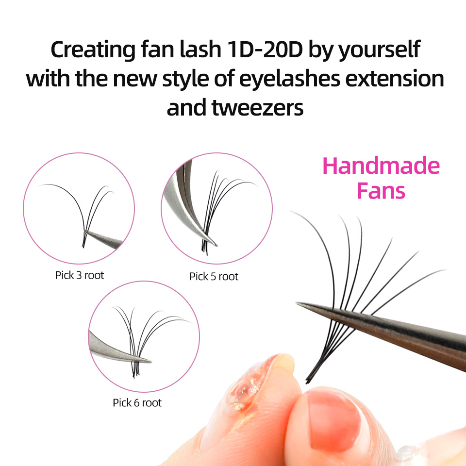 RUJADE 5 Hộp/Lô Mi Giả Nối Dài - đánh giá và giá Eyelash Extension Human Hair